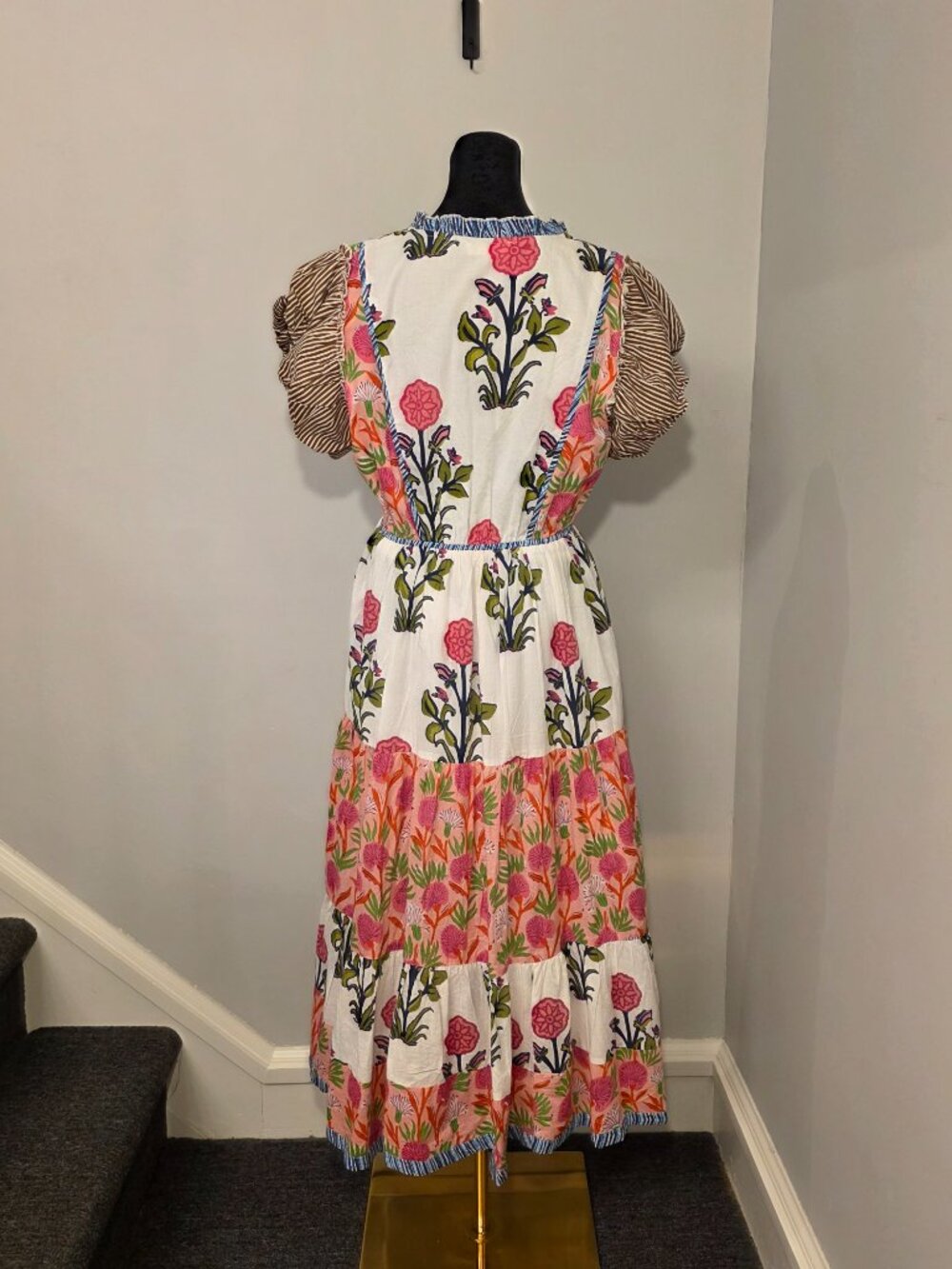 THML Mixed Floral Print Maxi Dress Size S - Picture 3 of 5